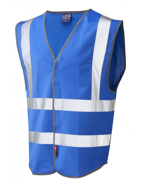 Leo Pilton Reflective Waistcoat - Royal Blue Clothing